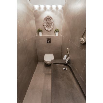 LED spoljna ugradna plafonska svetiljka IMBER LED/1W/12V 4000K, prečnik 3 cm, 40 lm, IP65, bela