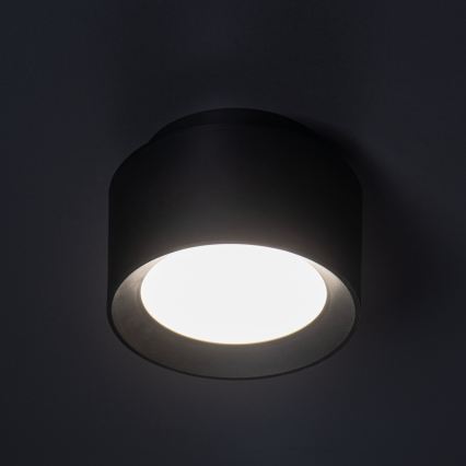 LED spot svetiljka SONOR LED/12W/230V 3000/4000/5700K + LED/1,5W 2200K prečnik 14 cm crna