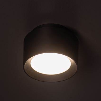 LED spot svetiljka SONOR LED/12W/230V 3000/4000/5700K + LED/1,5W 2200K prečnik 14 cm crna