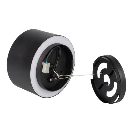 LED spot svetiljka SONOR LED/12W/230V 3000/4000/5700K + LED/1,5W 2200K prečnik 14 cm crna