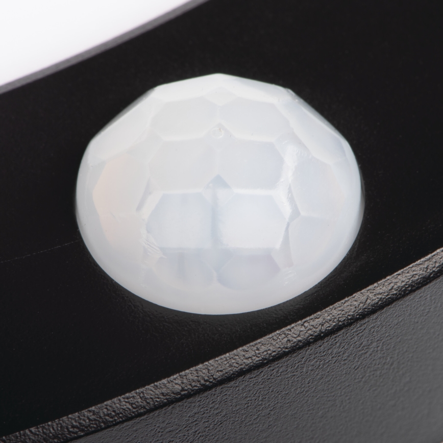LED plafonsko/ugradno svetlo sa senzorom pokreta 2u1 ERGA LED/17W/230V 3000/4000/6500K crna