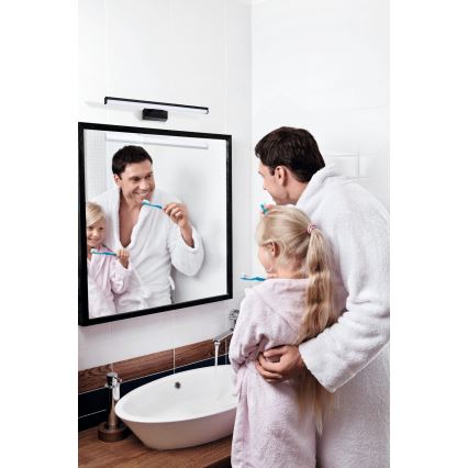 LED kupatilsko osvetljenje za ogledalo ASTEN LED/8W/230V IP44 crno