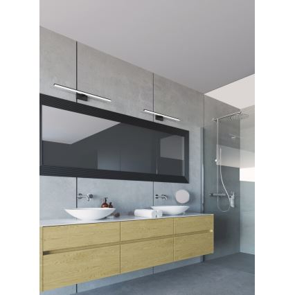 LED osvetljenje za kupatilsko ogledalo ASTEN LED/12W/230V IP44 crna