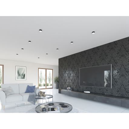 Ugradno svetlo MINI RITI 1xGU10/25W/230V crno/belo