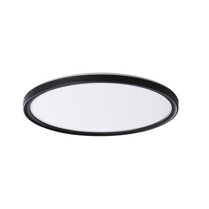 LED plafonsko svetlo za kupatilo AZPO LED/18,5 W/230 V, prečnik 29 cm, IP54, crno