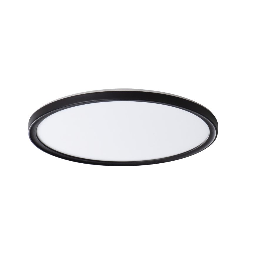 LED plafonsko svetlo za kupatilo AZPO LED/18,5 W/230 V, prečnik 29 cm, IP54, crno