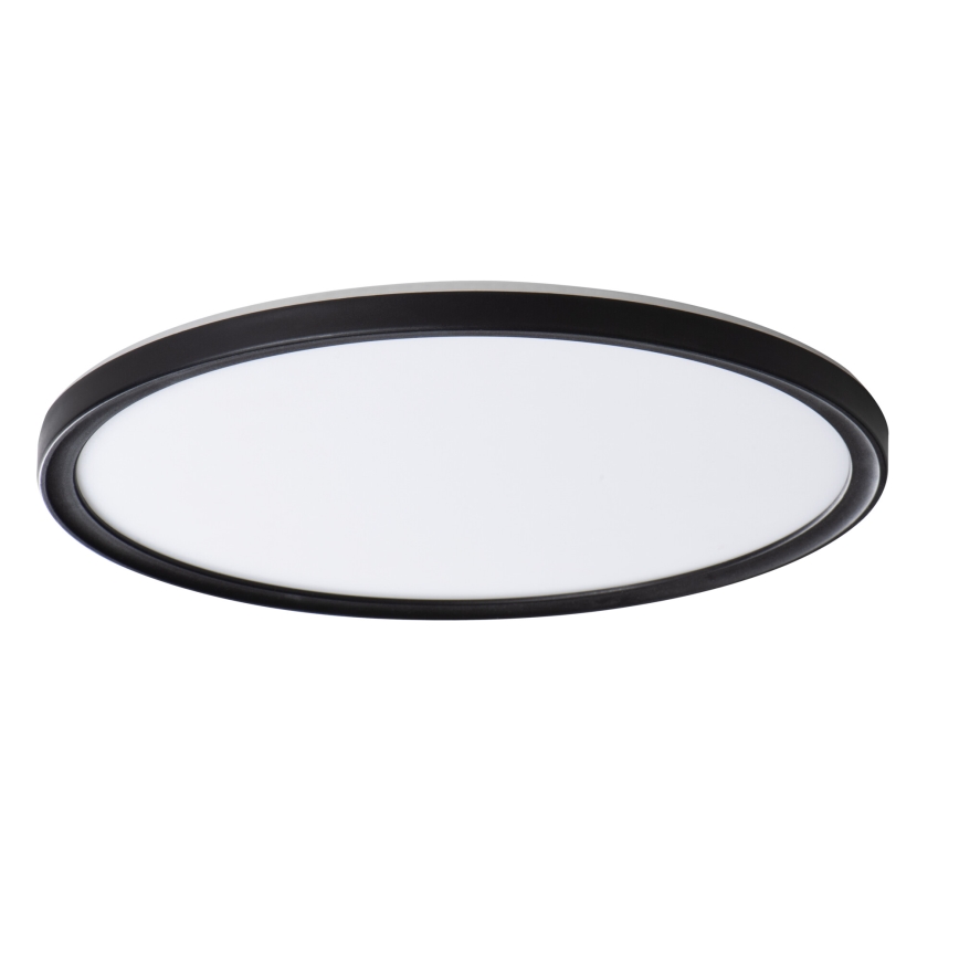 LED stropno svetlo za kupatilo AZPO LED/22W/230V, prečnik 42 cm, IP54, crno