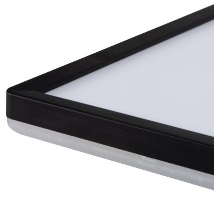LED plafonsko svetlo za kupatilo AZPO LED/22W/230V 42x42 cm IP54 crna