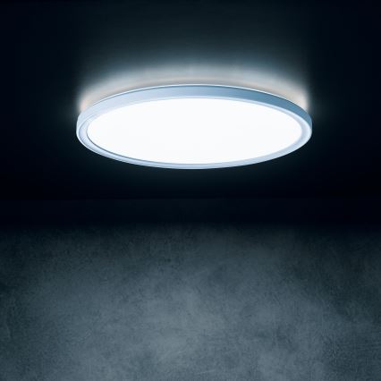 LED stropna svetiljka AZPO LED/11,8W/230V 3000/4000/6000K prečnik 22,5 cm IP54 bela