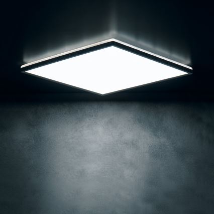 LED plafonsko svetlo AZPO LED/17,5W/230V 3000/4000/6000K 30x30 cm IP54 crna