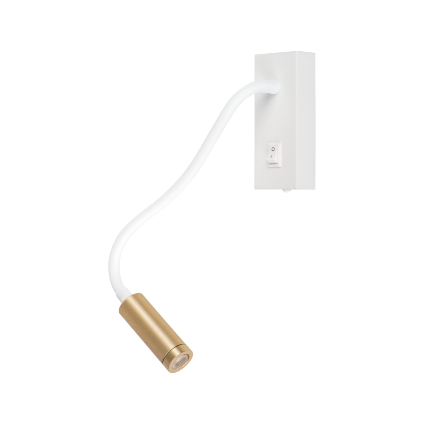 LED fleksibilna lampica TONIL LED/3,3W/230V bela/zlatna