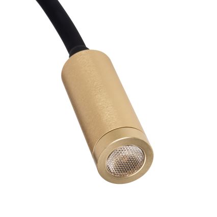 LED fleksibilna lampica TONIL LED/3,3W/230V crna/zlatna