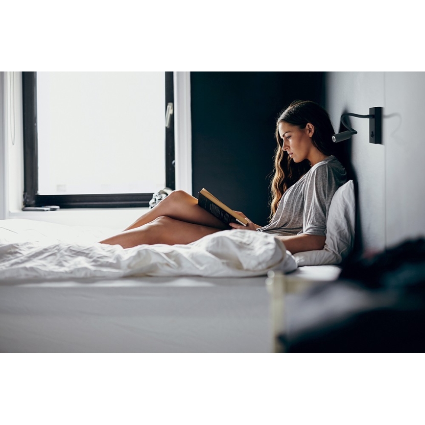 LED fleksibilna lampica TONIL LED/2,7W/230V crna