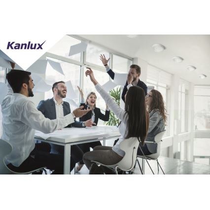 LED ugradno svetlo za kupatilo ROUNDA LED/6W/230V IP44 crno, prečnik 12 cm