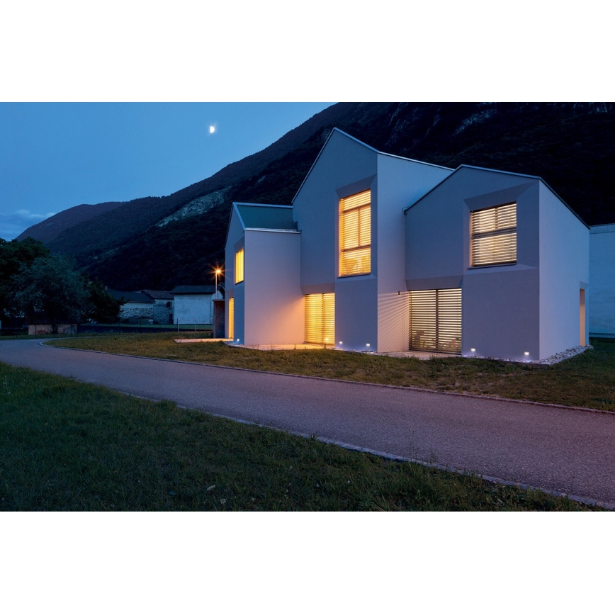 LED ugradna lampa GLASI LED/3W/230V 3000K IP44 bela