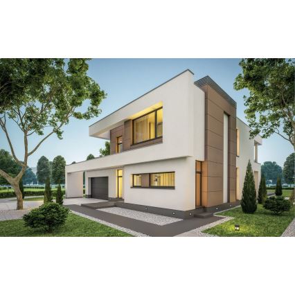 Ugradna LED svetiljka GLASI LED/3W/230V 4000K IP44 antracit