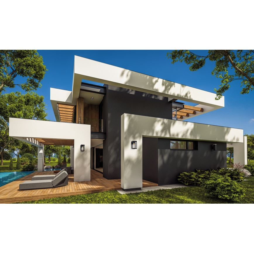 Spoljašnje zidno svetlo sa senzorom VIMO 1xE27/15W/230V IP44