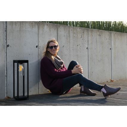 Spoljašnja lampa VIMO 1xE27/15W/230V 50 cm IP44 crna