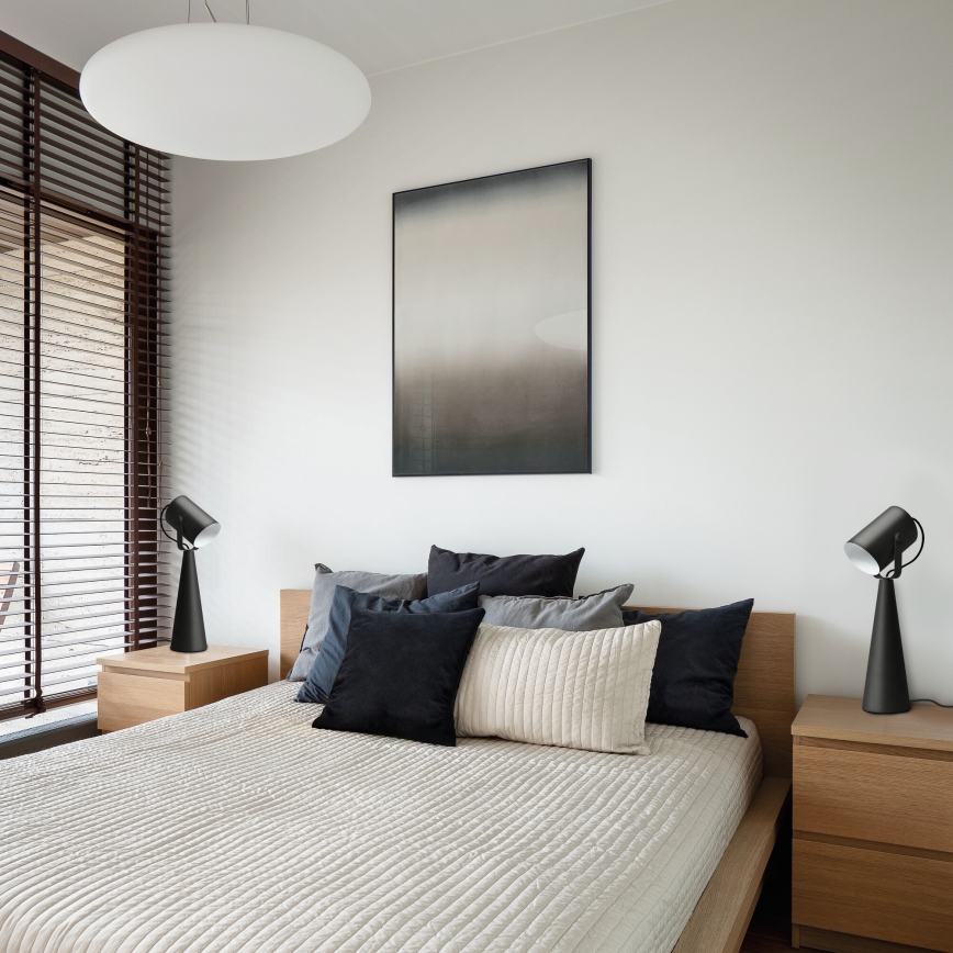 Stona lampa LARATA 1xE27/5W/230V crna