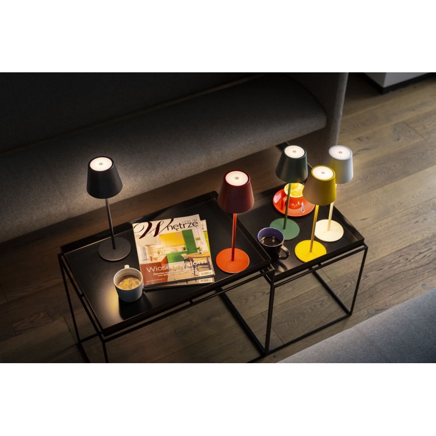 LED prigušiva punjiva stona lampa INITA LED/1,2W/1800 mAh IP54 zelena