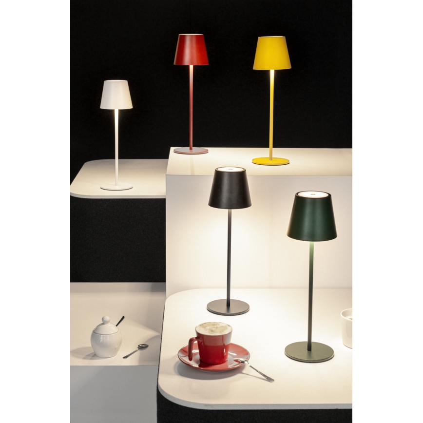 LED prigušiva punjiva stona lampa INITA LED/1,2W/1800 mAh IP54 crna