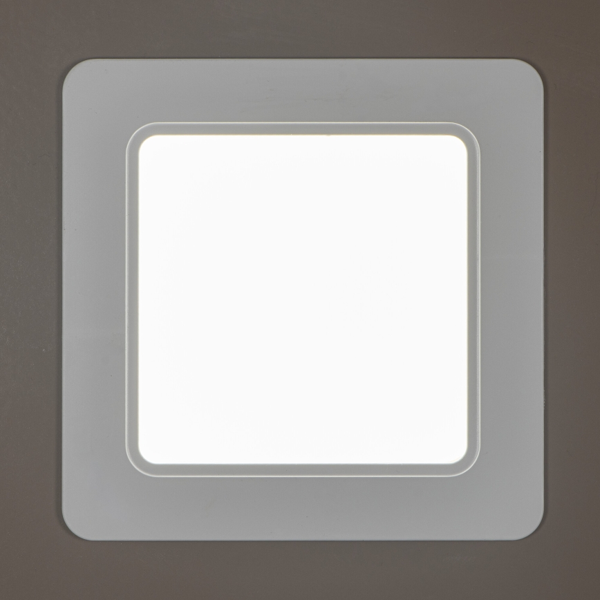 LED kupatilsko ugradno svetlo TAVO LED/5W/230V 3000/4000/6000K 9,5x9,5 cm IP44 belo