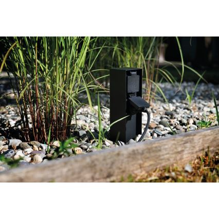 Spoljni stub za utičnice DASTO 2Z, Tip E, 230 V, IP44, antracit