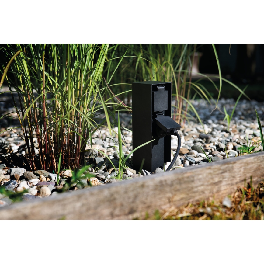 Spoljni stub za utičnice DASTO 2Z, Tip E, 230 V, IP44, antracit