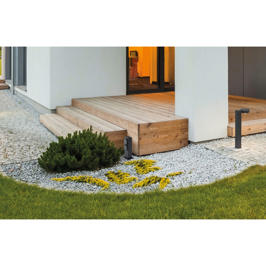 Spoljni stub za utičnice NASTO 2Z, tip E, 230V, IP44, antracit