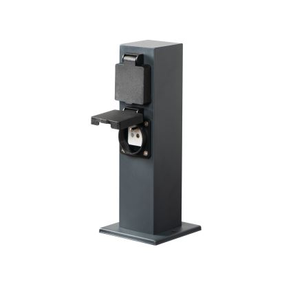 Spoljni stub za utičnice NASTO 2Z, tip E, 230V, IP44, antracit