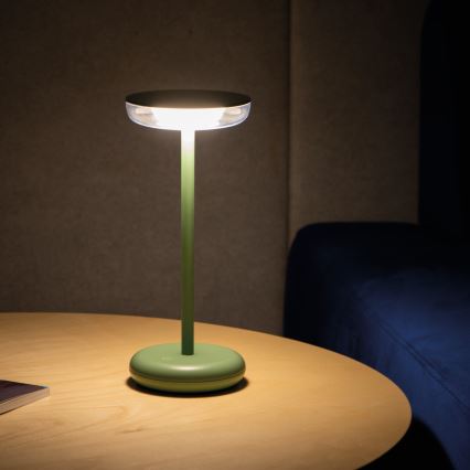 Kanlux 37313- LED prigušiva punjiva lampa FLUXY LED/1,7W/1800 mAh IP44 zelena