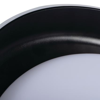 LED plafonsko svetlo NIFU LED/17,8W/230V Ø 43 cm belo/crno