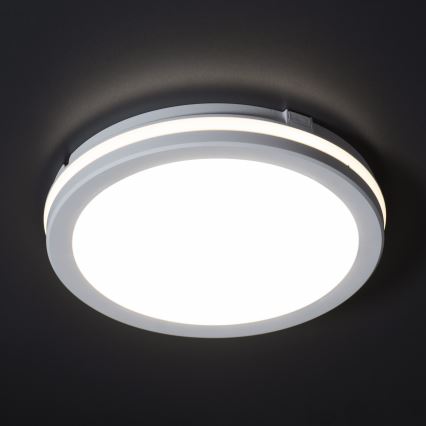 LED spoljašnje plafonsko svetlo BENO ECO LED/12W/230V 3000/4000/6500K prečnik 20 cm IP65 belo