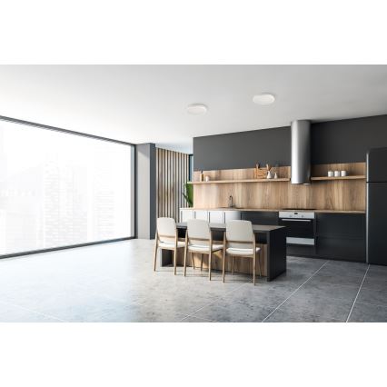 LED spoljašnje plafonsko svetlo BENO ECO LED/20W/230V 3000/4000/6500K prečnik 20 cm IP65 bela
