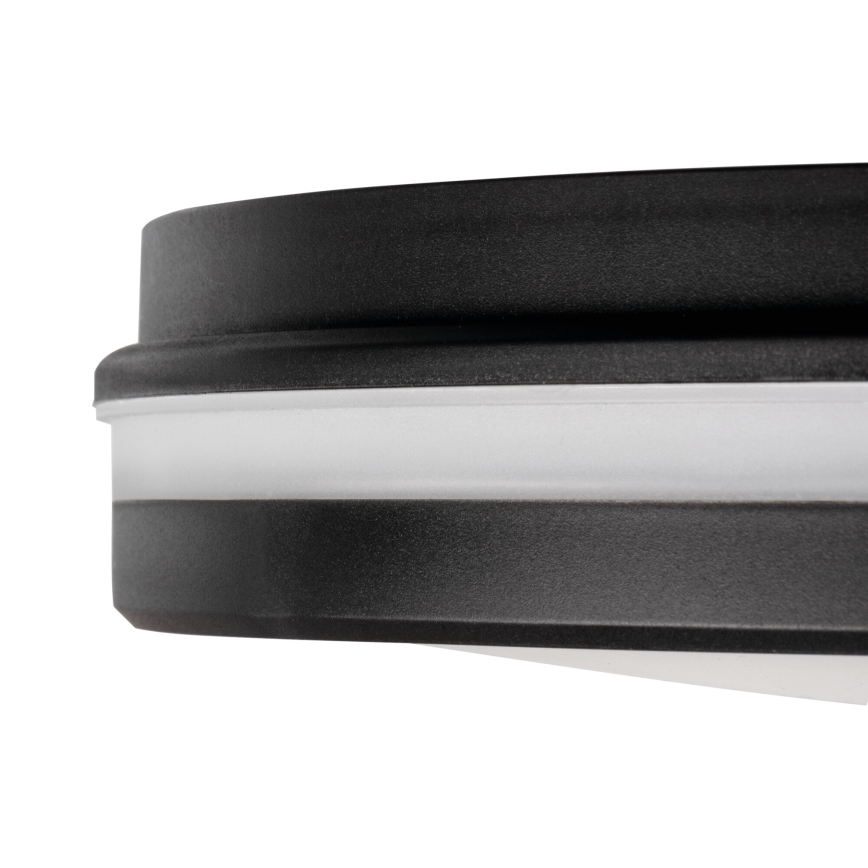 LED spoljašnje plafonsko svetlo BENO E LED/30W/230V 3000/4000/6500K prečnik 30 cm IP65 crna