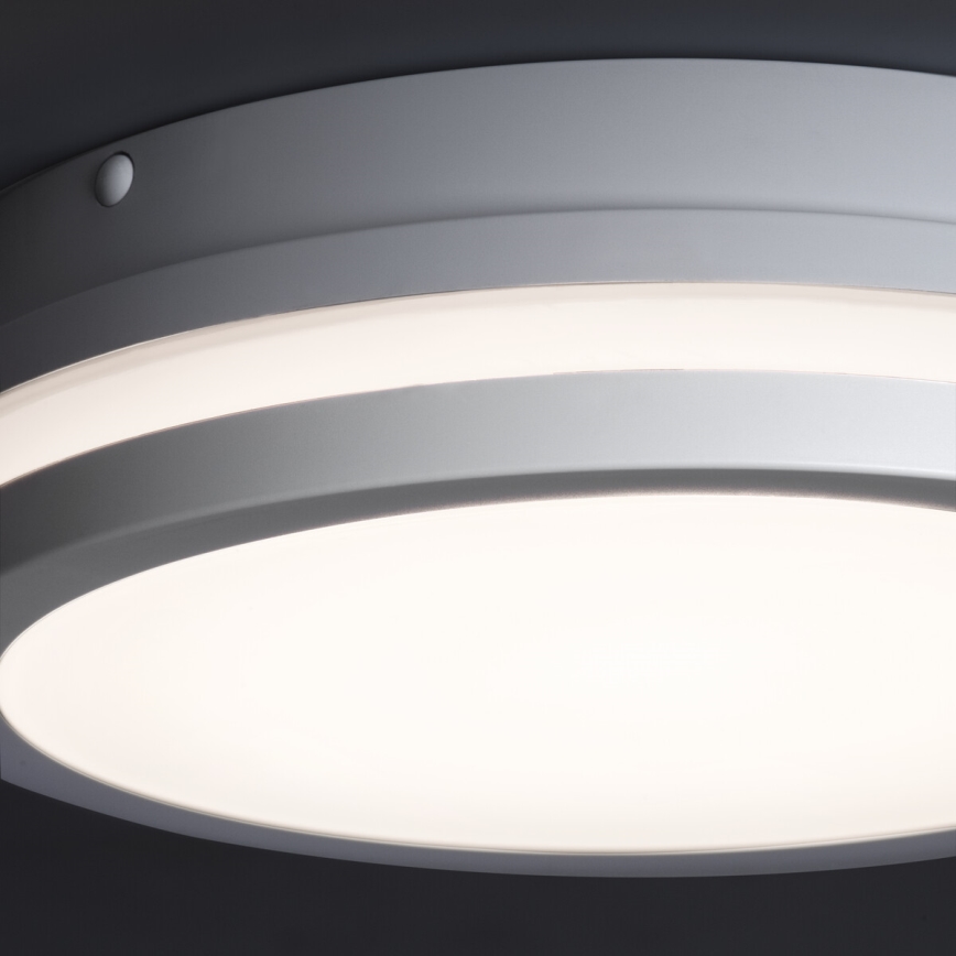 LED spoljašnje plafonsko svetlo sa senzorom pokreta BENO LED/12/18W/230V 3000/3500/4000K IP65 belo okruglo