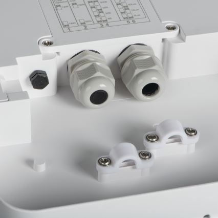 LED spoljašnje plafonsko svetlo sa senzorom pokreta BENO LED/12/18W/230V 3000/3500/4000K IP65 belo okruglo