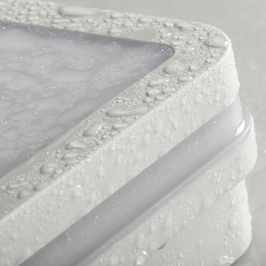 LED spoljna plafonska svetiljka sa senzorom pokreta BENO LED/24/30W/230V 3000/3500/4000K IP65 bela, kvadratna