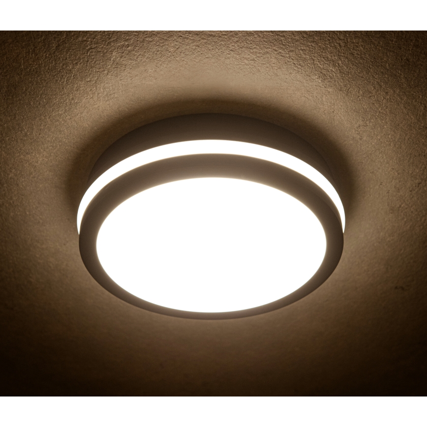 LED spoljašnje plafonsko svetlo BENO LED/24/30W/230V 3000/3500/4000K IP65 antracitno okruglo