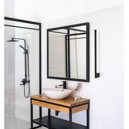 LED spoljašnje zidno svetlo YALTE LED/10W/230V 4000K IP54 crno