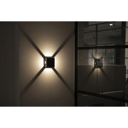 LED spoljašnje zidno svetlo REFAZI LED/6W/230V IP54 antracit