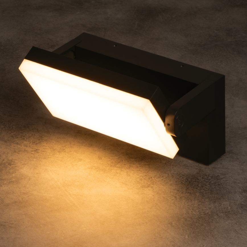 LED spoljna zidna svetiljka XERTO LED/20W/230V 3000/4000/6500K IP65 crna