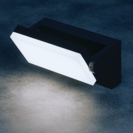 LED spoljna zidna svetiljka XERTO LED/20W/230V 3000/4000/6500K IP65 crna