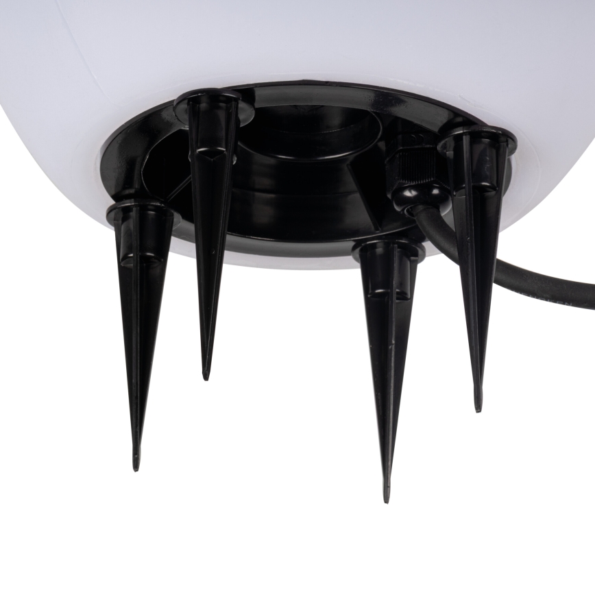Spoljašnja lampa STONO 1xE27/15W/230V, prečnika 20 cm, IP65, bela