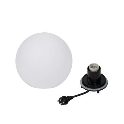 Spoljašnja lampa STONO 1xE27/15W/230V, prečnika 20 cm, IP65, bela