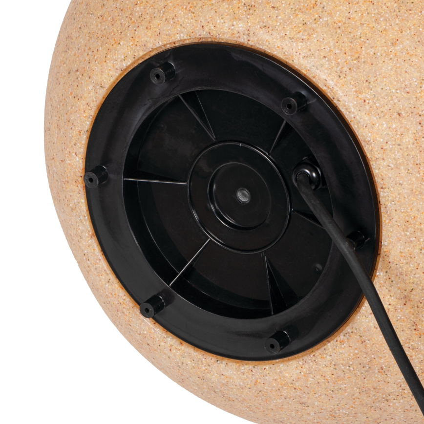 Spoljašnja lampa STONO 1xE27/20W/230V prečnika 30 cm IP65 bež