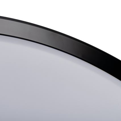 LED prigušiva stropna svetiljka LIXAN LED/47W/230V 3000-6500K prečnik 38,6 cm bela/crna + daljinski upravljač