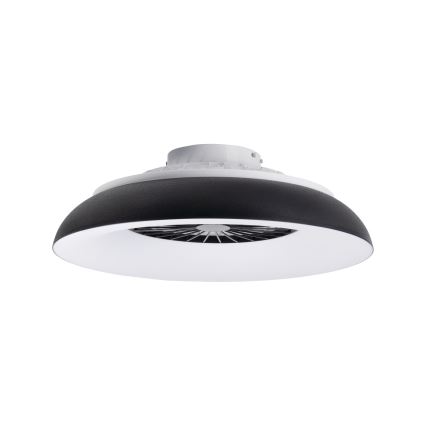LED RGBW plafonsko svetlo sa ventilatorom, prigušiva, PLAVE PAN LED/48W/230V 3000-6500K prečnika 60 cm crne boje + daljinski upravljač