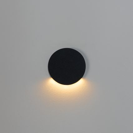 LED svetlo za stepenište MAGNIK LED/1,7W/230V 2700/3300/3900/4600/5700K crno okruglo