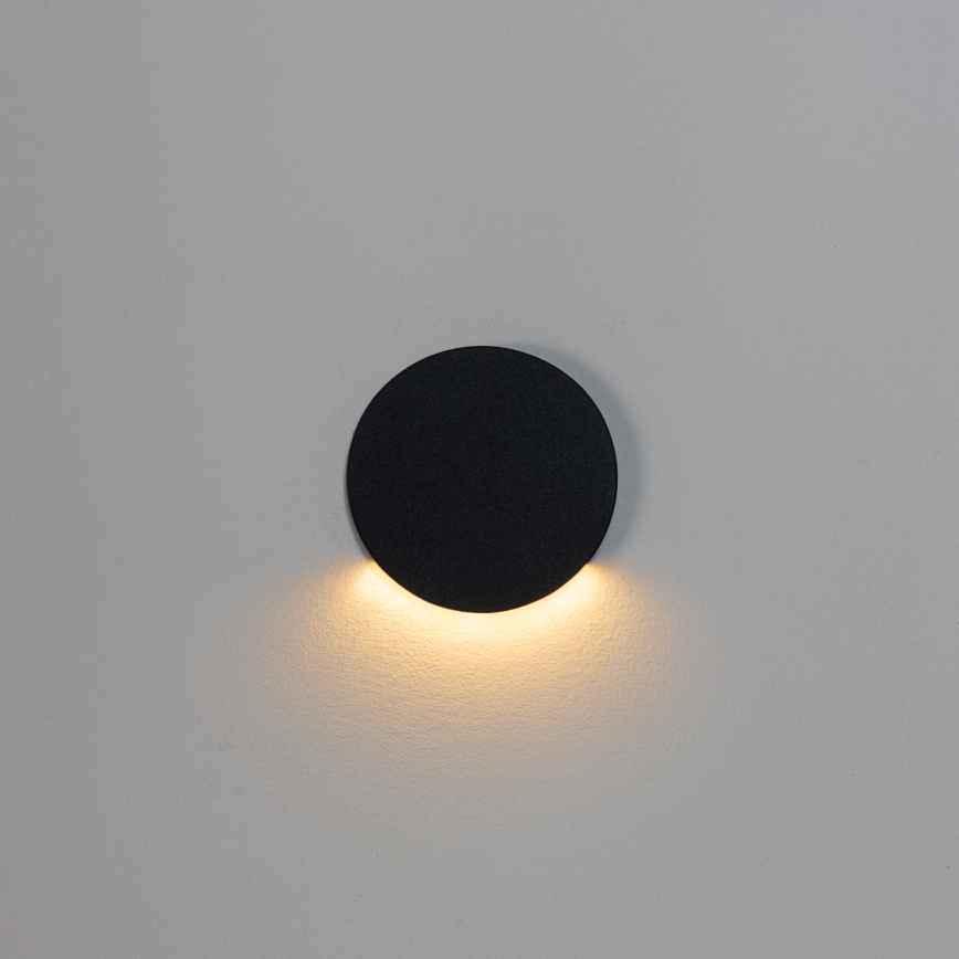 LED svetlo za stepenište MAGNIK LED/1,7W/230V 2700/3300/3900/4600/5700K crno okruglo